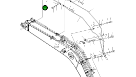 Трубка 21K-62-75820 Komatsu