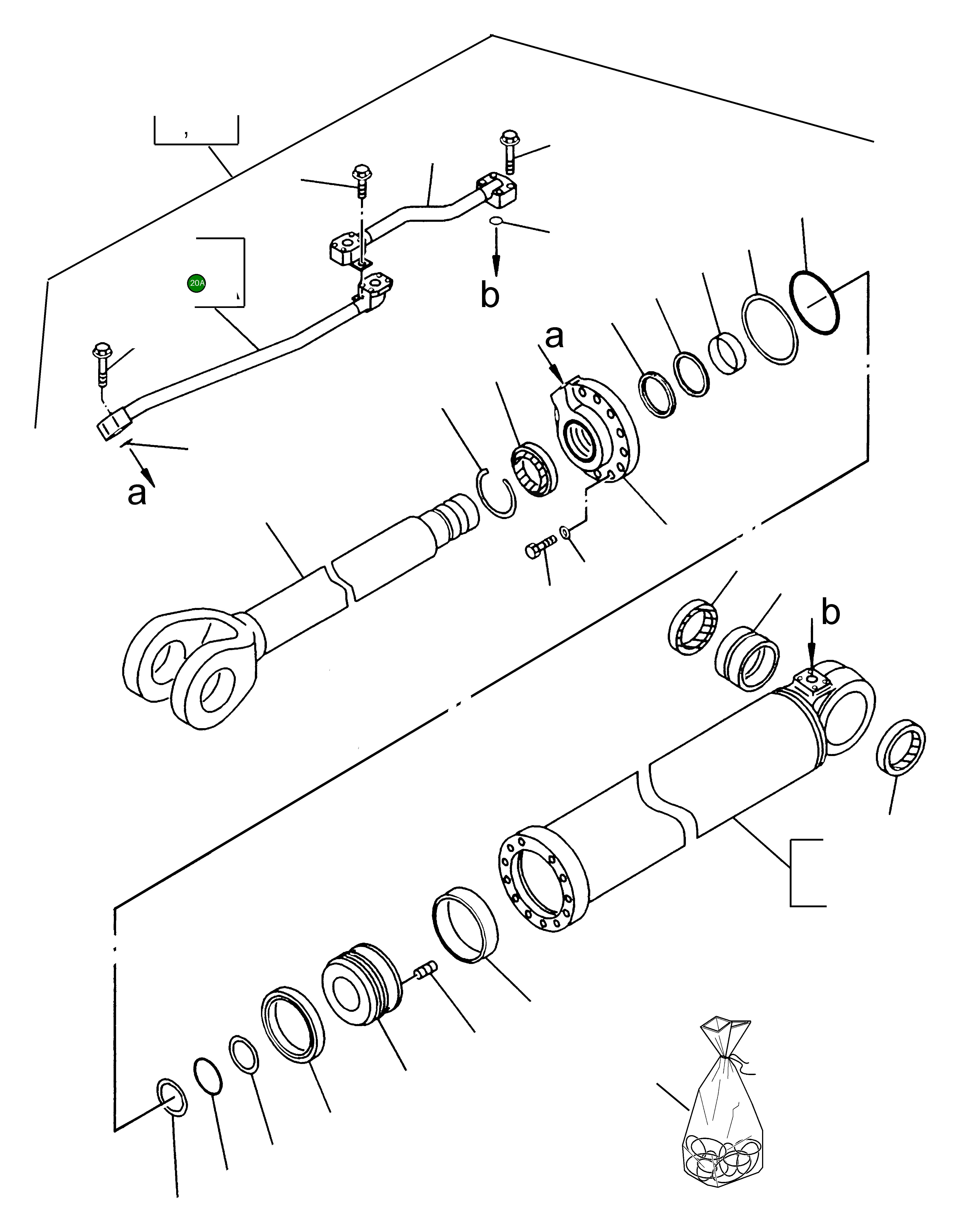 Труба 707-86-11270 Komatsu