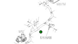 Трубка 134-62-62133 Komatsu