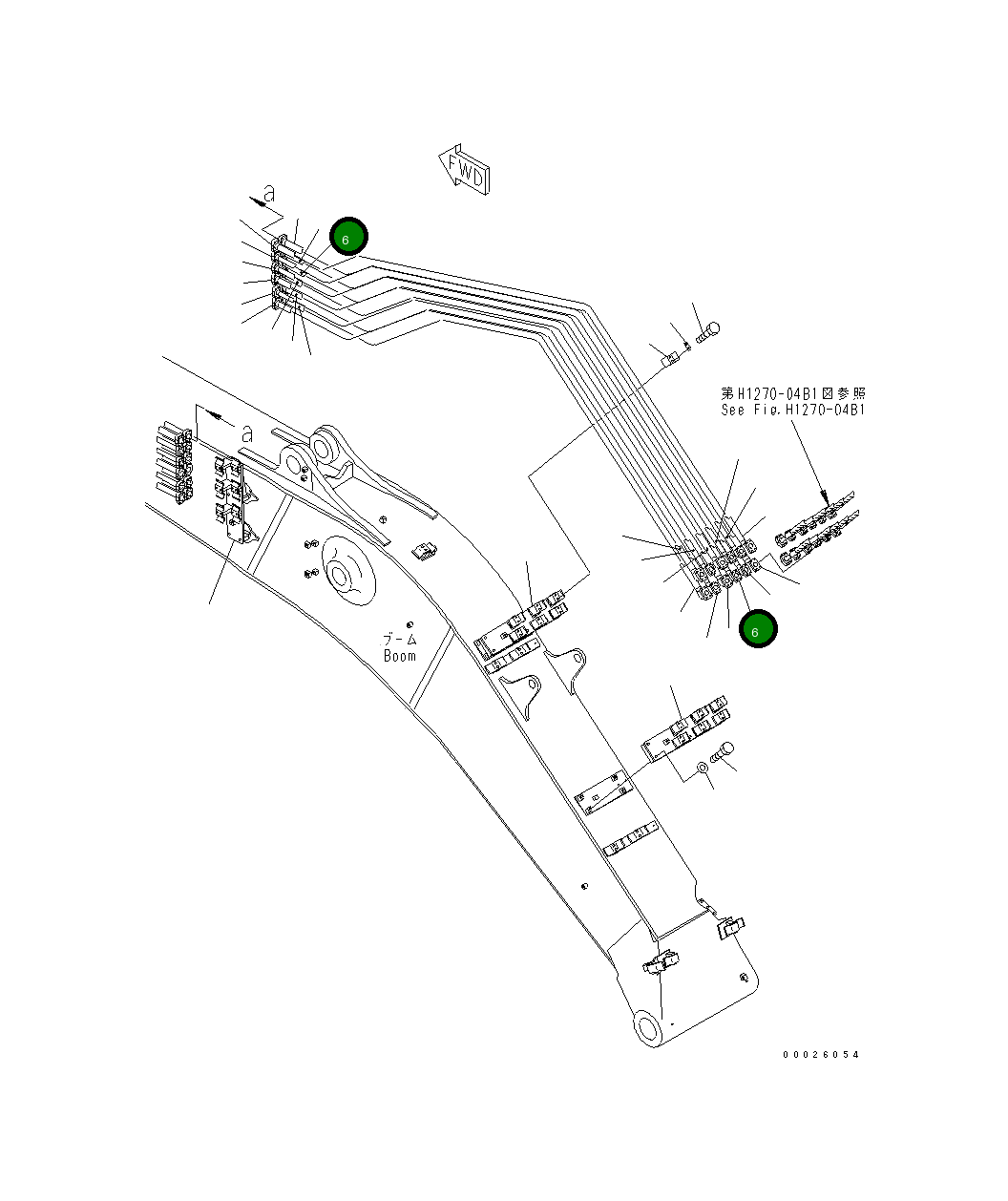 Трубка 208-62-65690 Komatsu