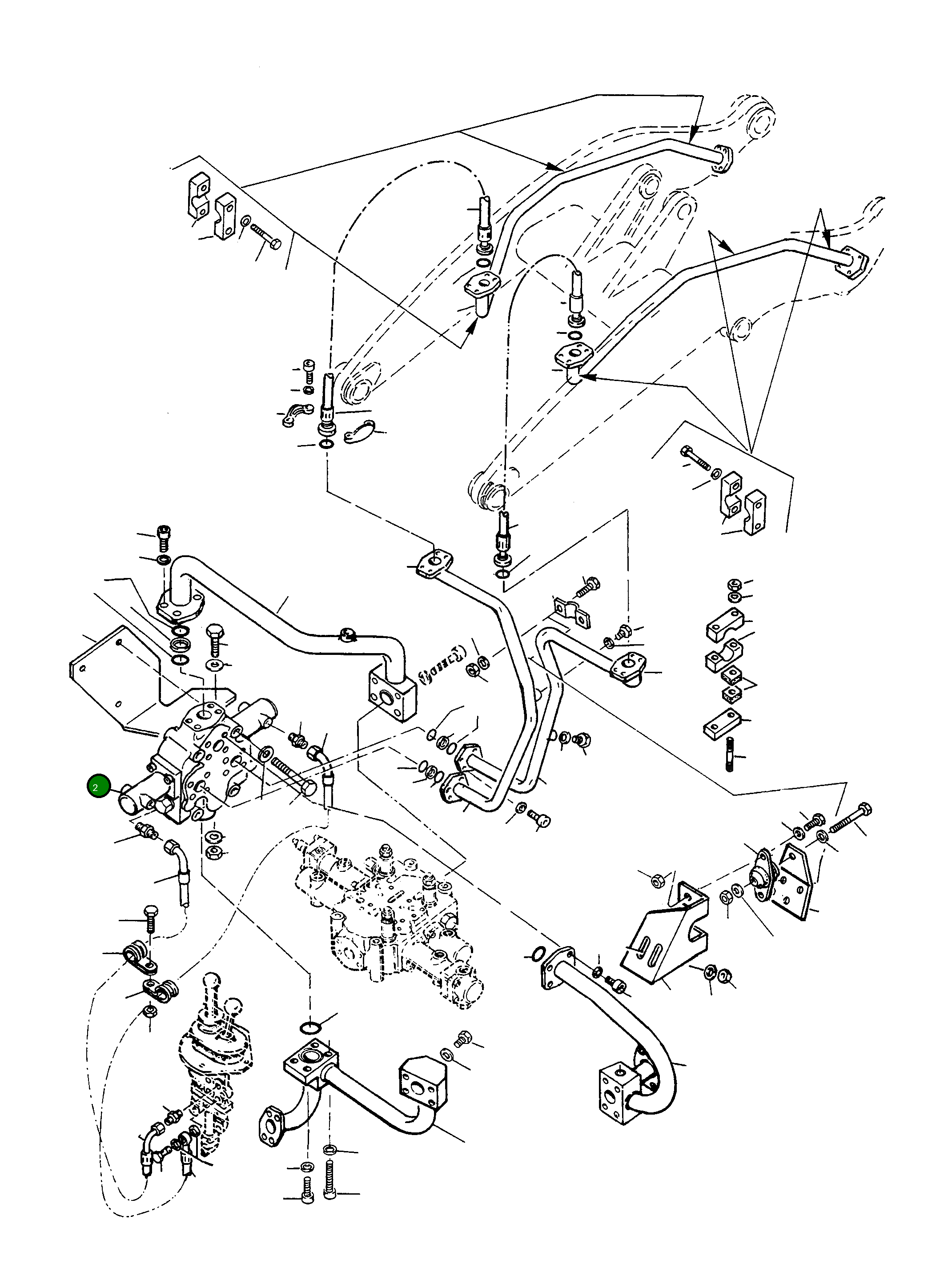 Управляющий клапан 4210257M91 Komatsu