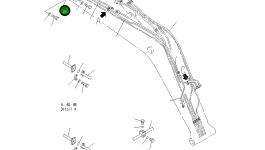 Трубка 203-957-6430 Komatsu