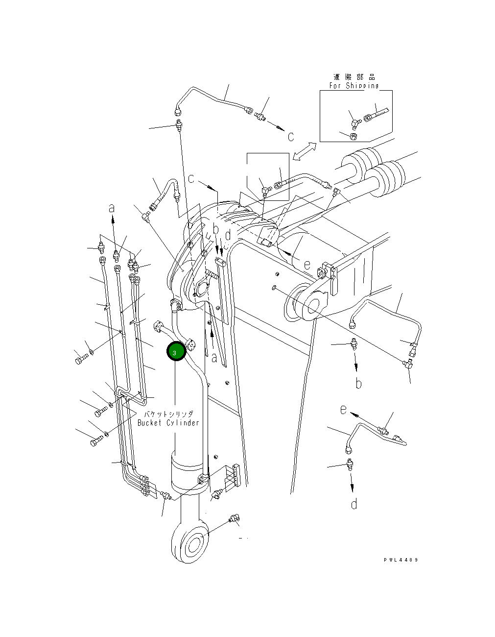 Трубка 209-70-75761 Komatsu