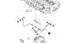 Трубка 6752-71-5510 Komatsu