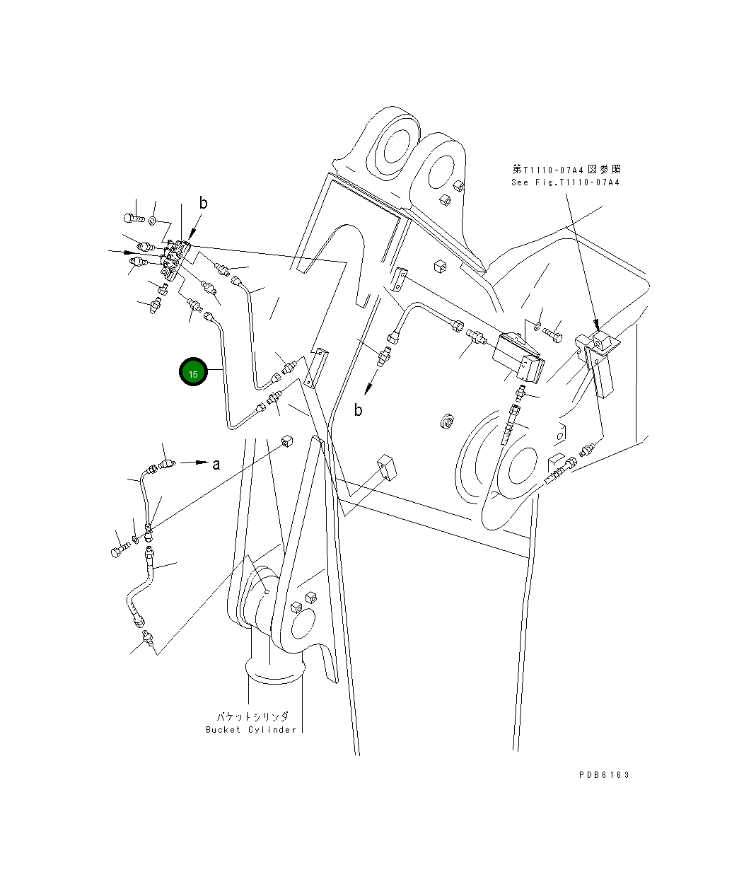Трубка 208-70-65810 Komatsu