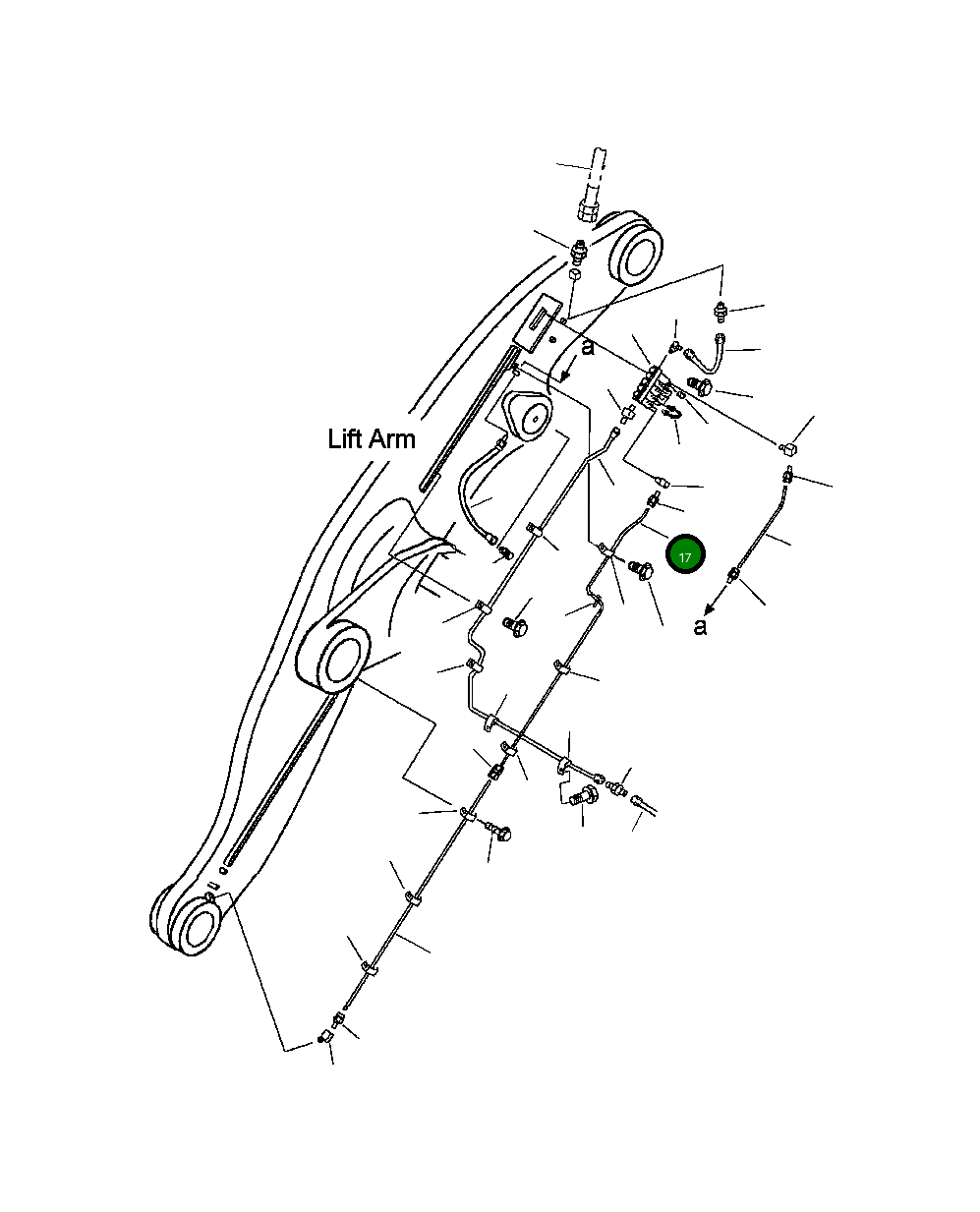 Трубка 428-S95-2340 Komatsu