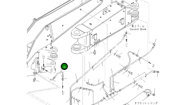 Трубка 208-70-64730 Komatsu