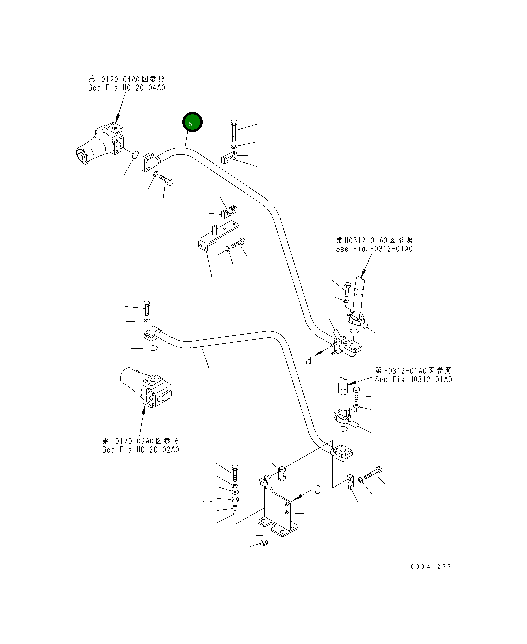 Трубка 209-62-K1870 Komatsu