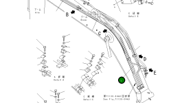 Трубка 20E-62-K2620 Komatsu