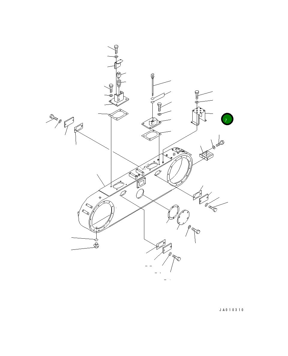 Ступень 235-25-46290 Komatsu