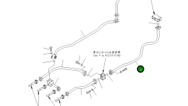 Трубка 209-62-73121 Komatsu