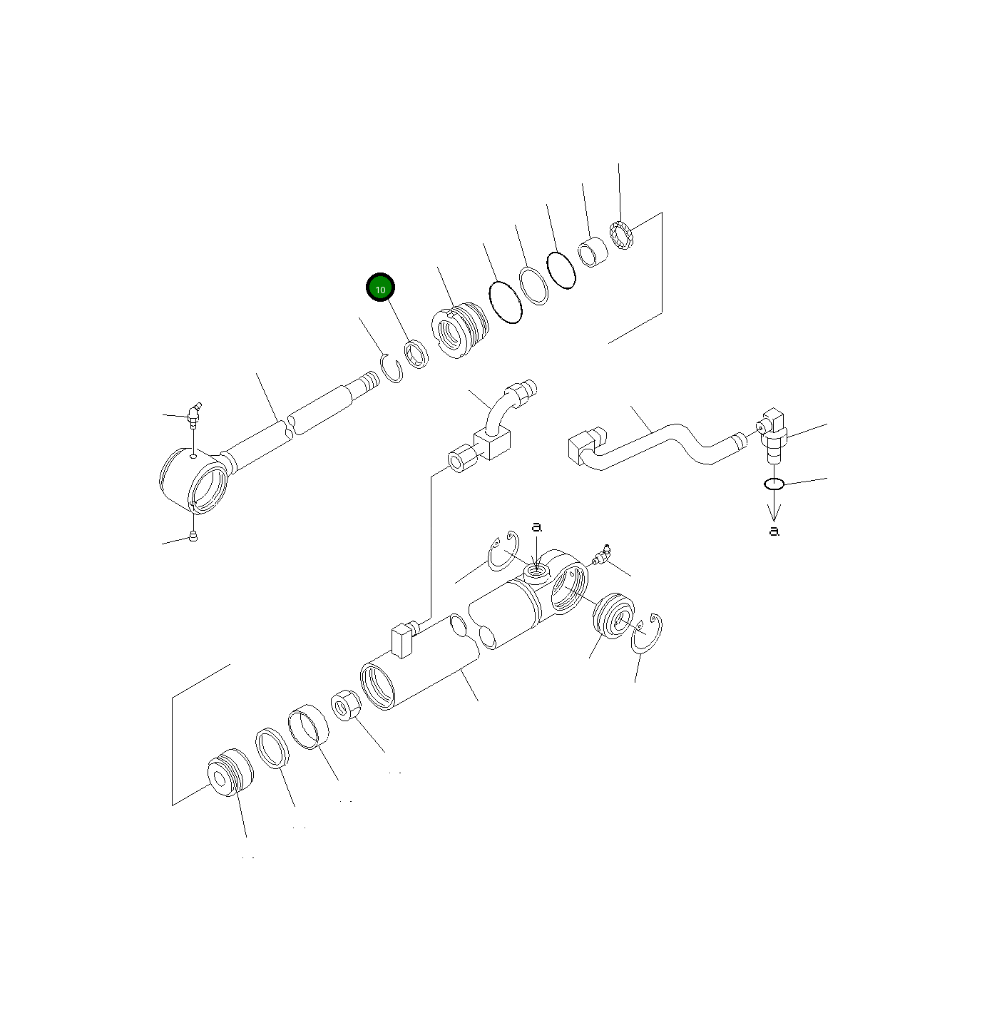 Уплотнение 707-56-30740 Komatsu