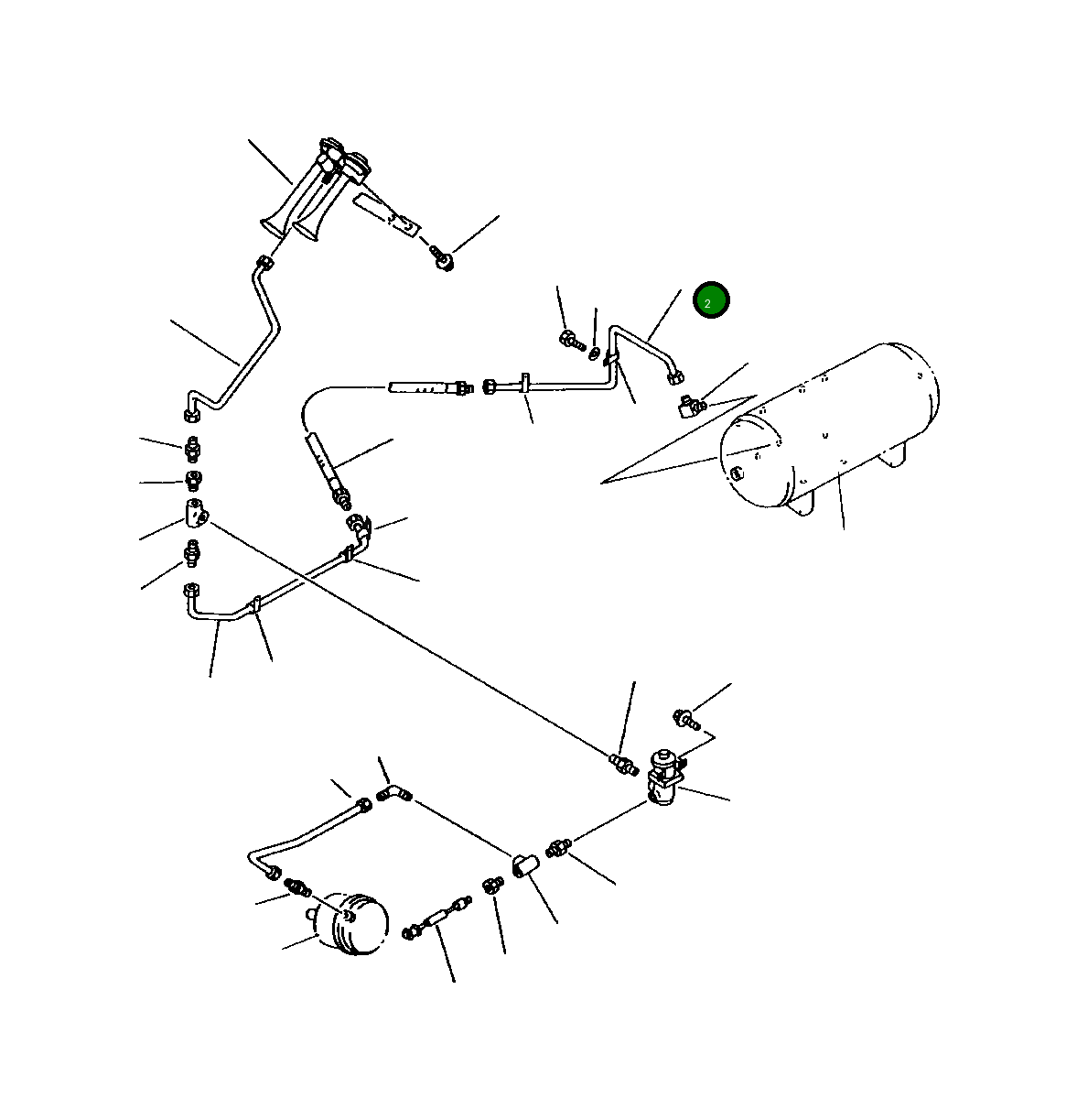 Трубка 423-35-11841 Komatsu