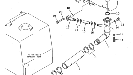 Трубка 208-62-51310 Komatsu