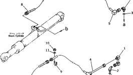 Трубка 21W-62-11261 Komatsu