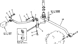Трубка 205-970-7441 Komatsu