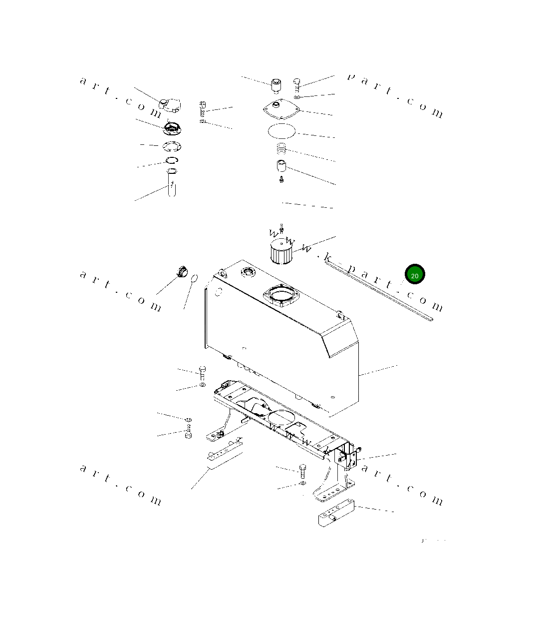 Уплотнение 418-60-55360 Komatsu