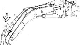 Трубка 202-62-58542 Komatsu