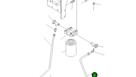 Трубка CU3899375 Komatsu