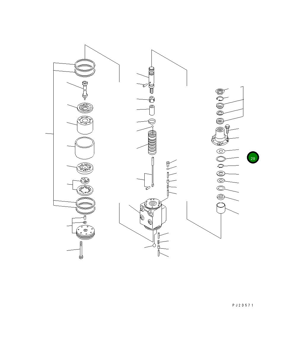 Уплотнение 566-40-42822 Komatsu