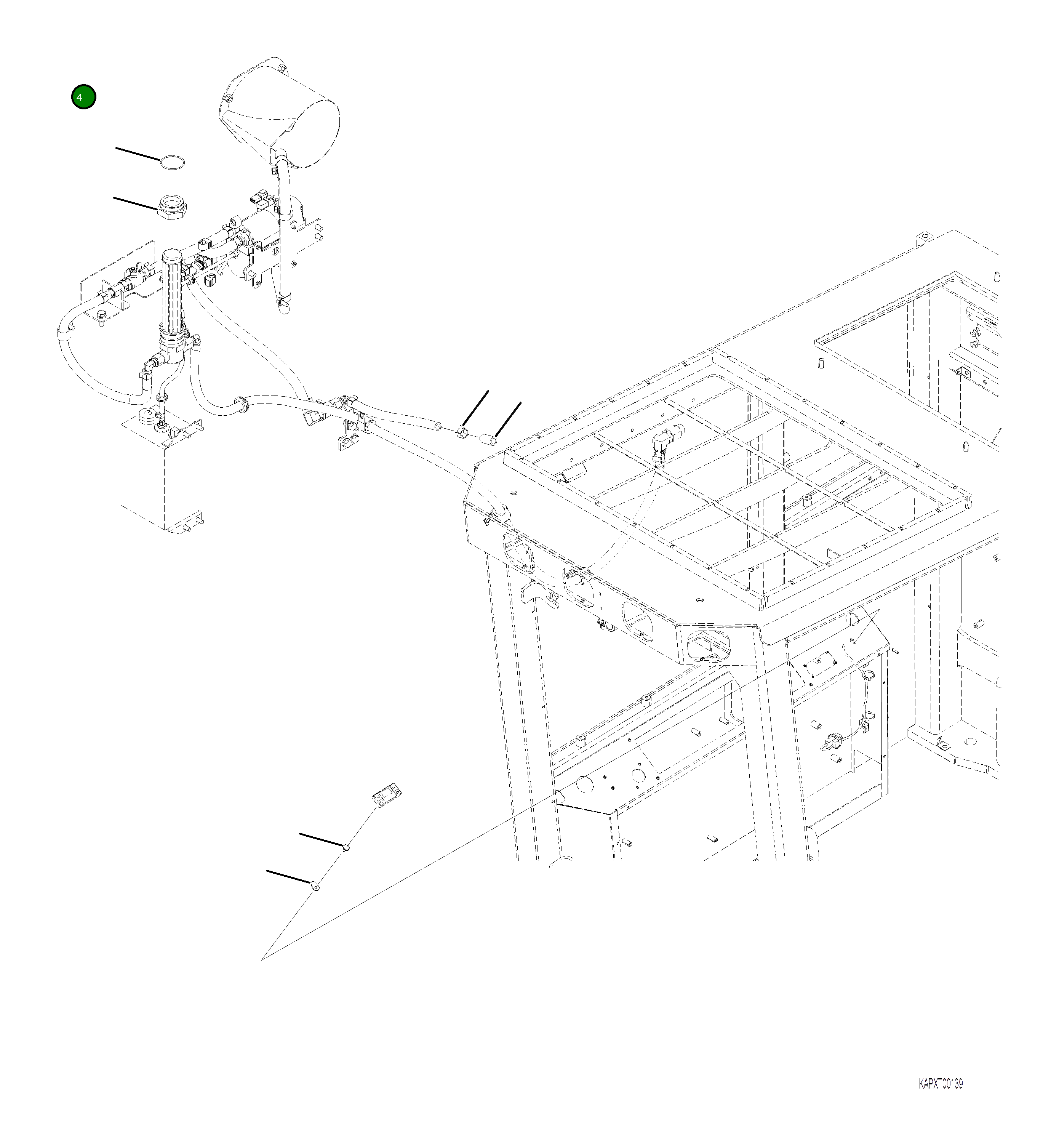 Уплотнение 4A1-60-23540 Komatsu