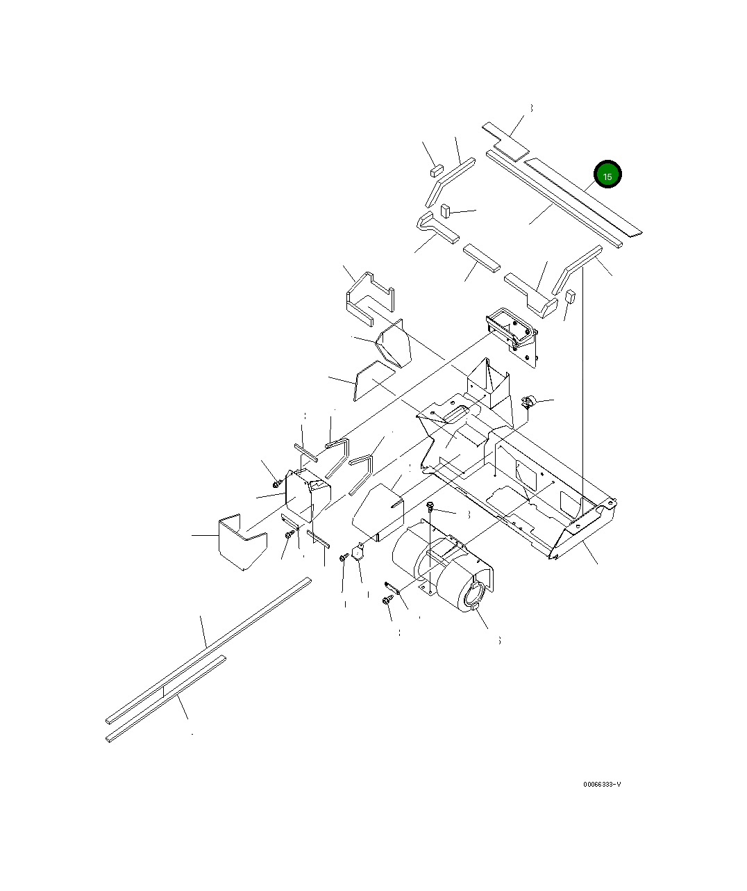Уплотнение 20Y-53-17390 Komatsu