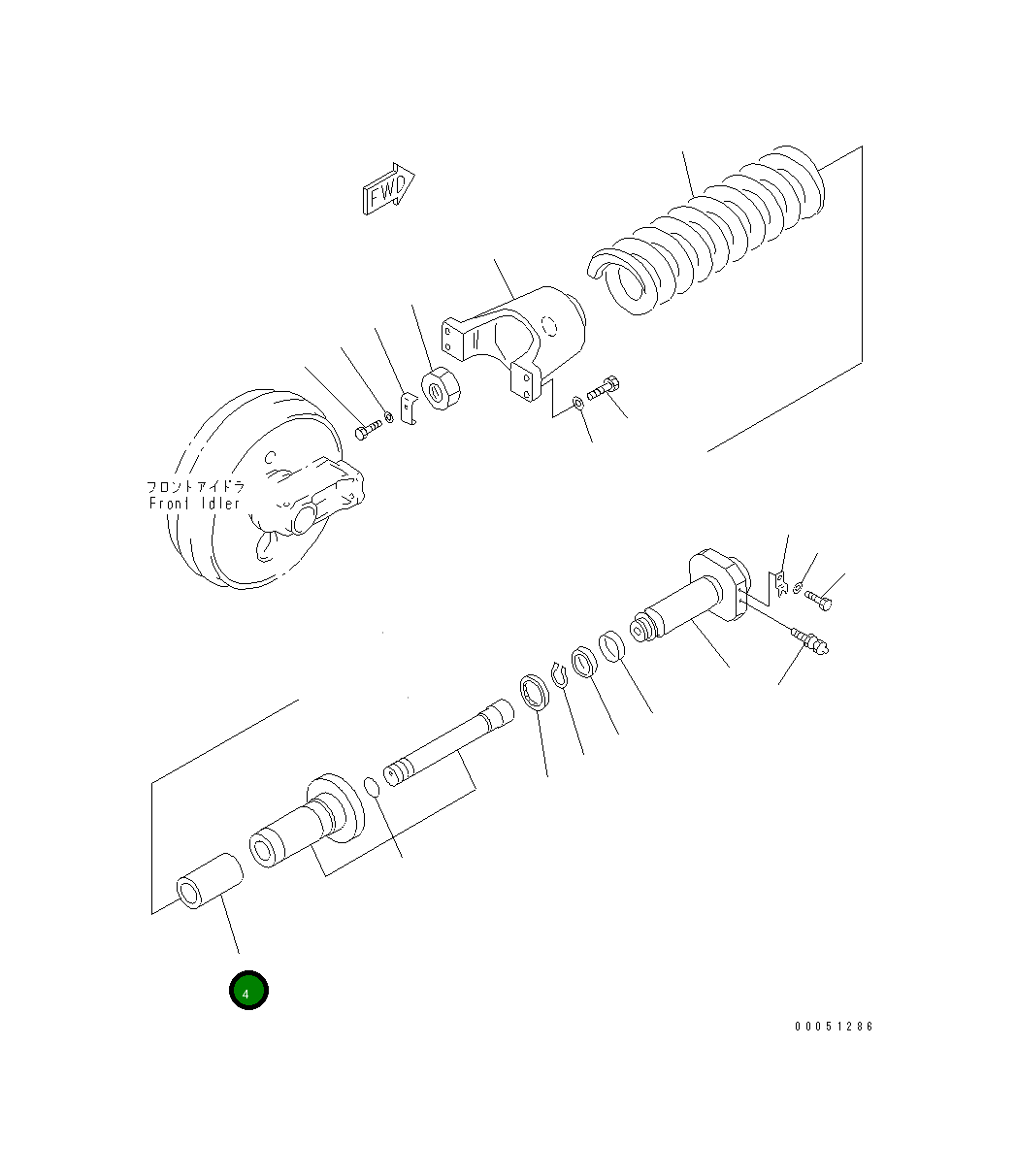 Труба 207-30-71431 Komatsu