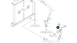 Трубка 209-03-78550 Komatsu