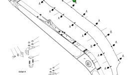 Трубка 207-62-KF530 Komatsu