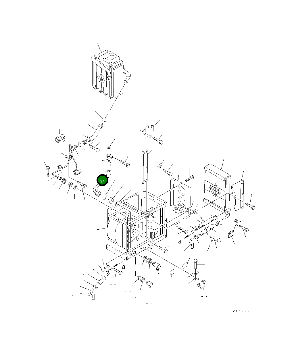 Трубка 195-Z11-5611 Komatsu