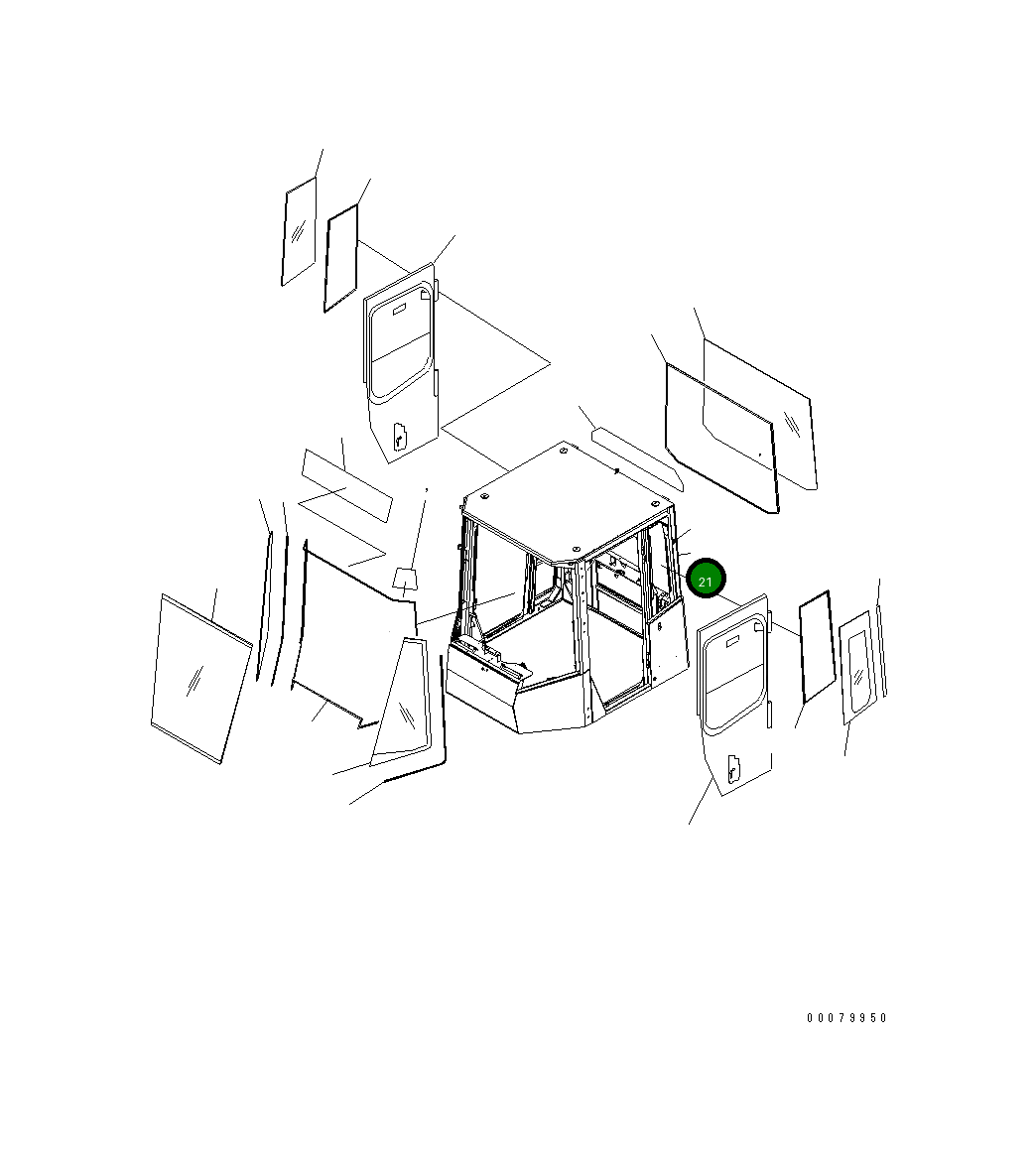 Уплотнение 506531 Komatsu