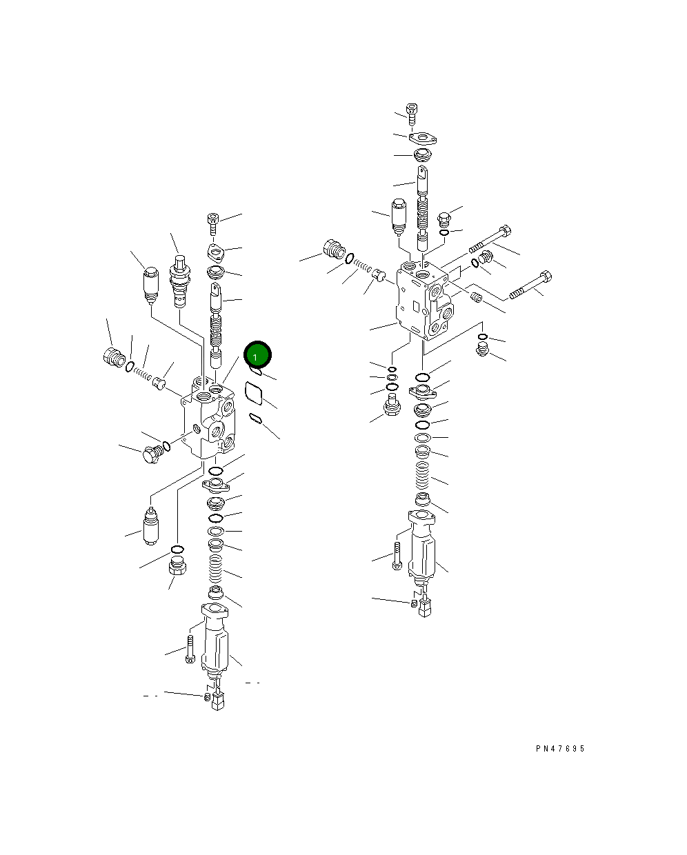 Управляющий клапан 700-82-81000 Komatsu