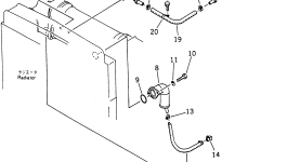 Трубка 568-03-22370 Komatsu