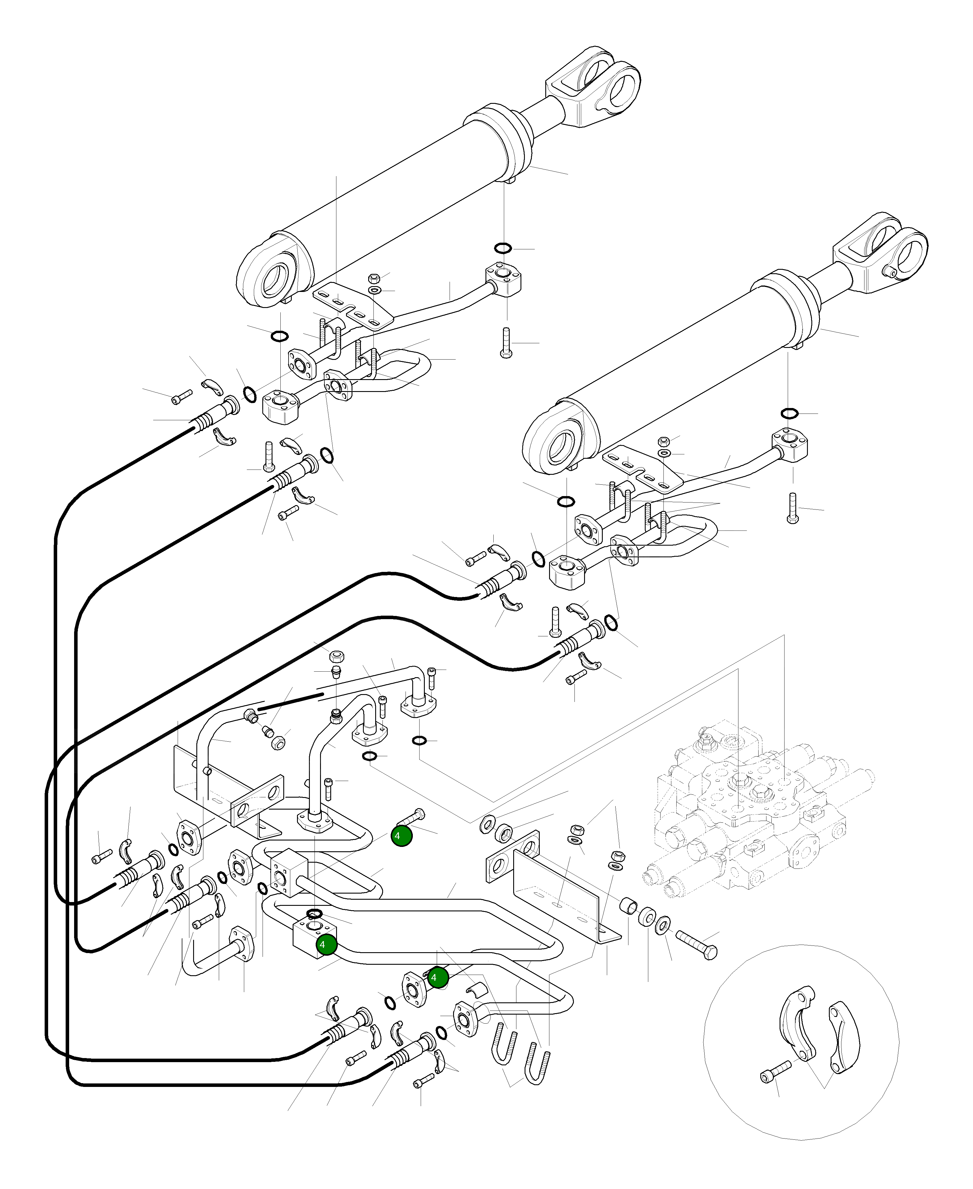 Труба 424-62-H3400 Komatsu