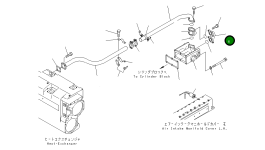 Трубка 6215-15-6910 Komatsu