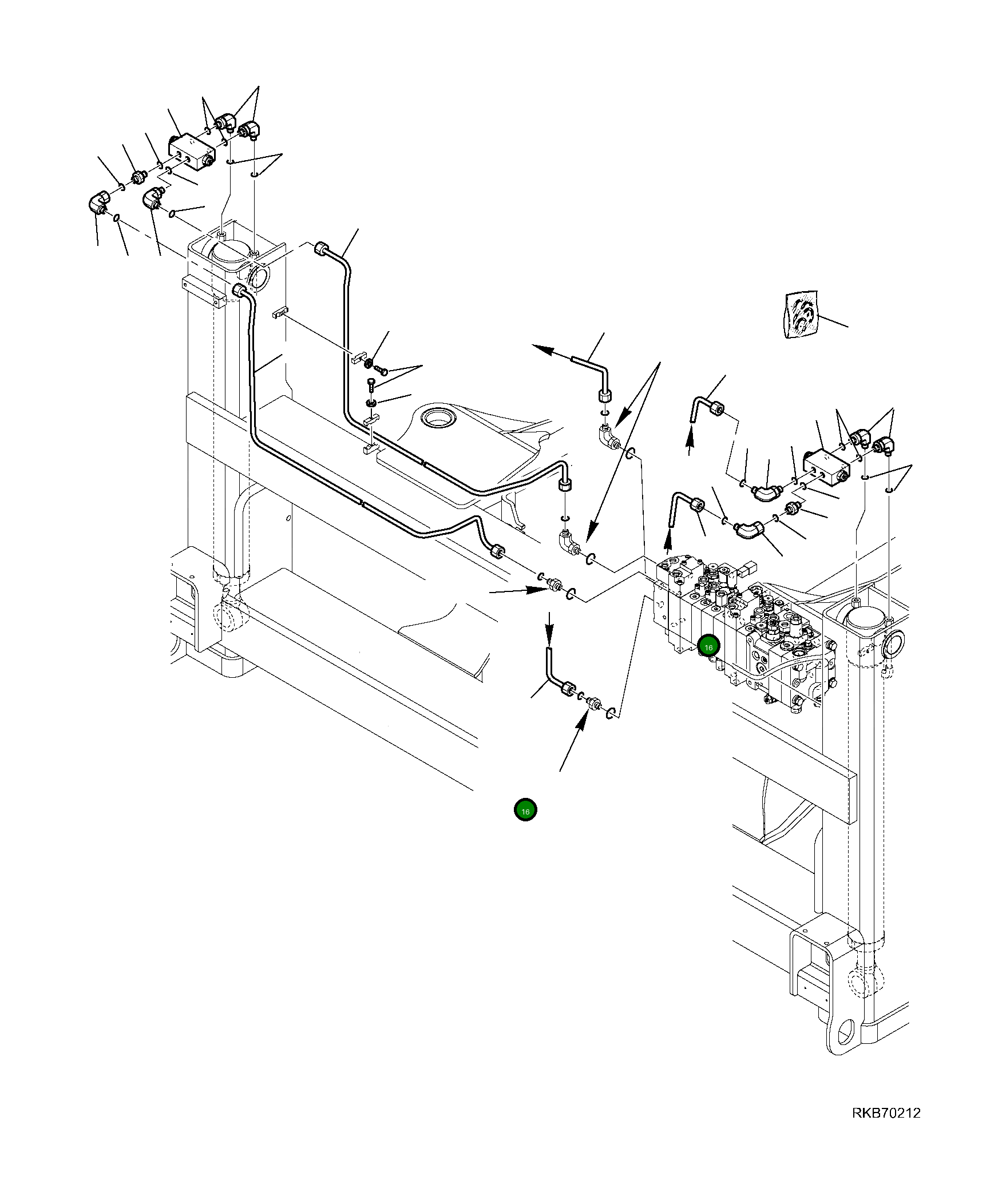 Труба 42N-62-13442 Komatsu