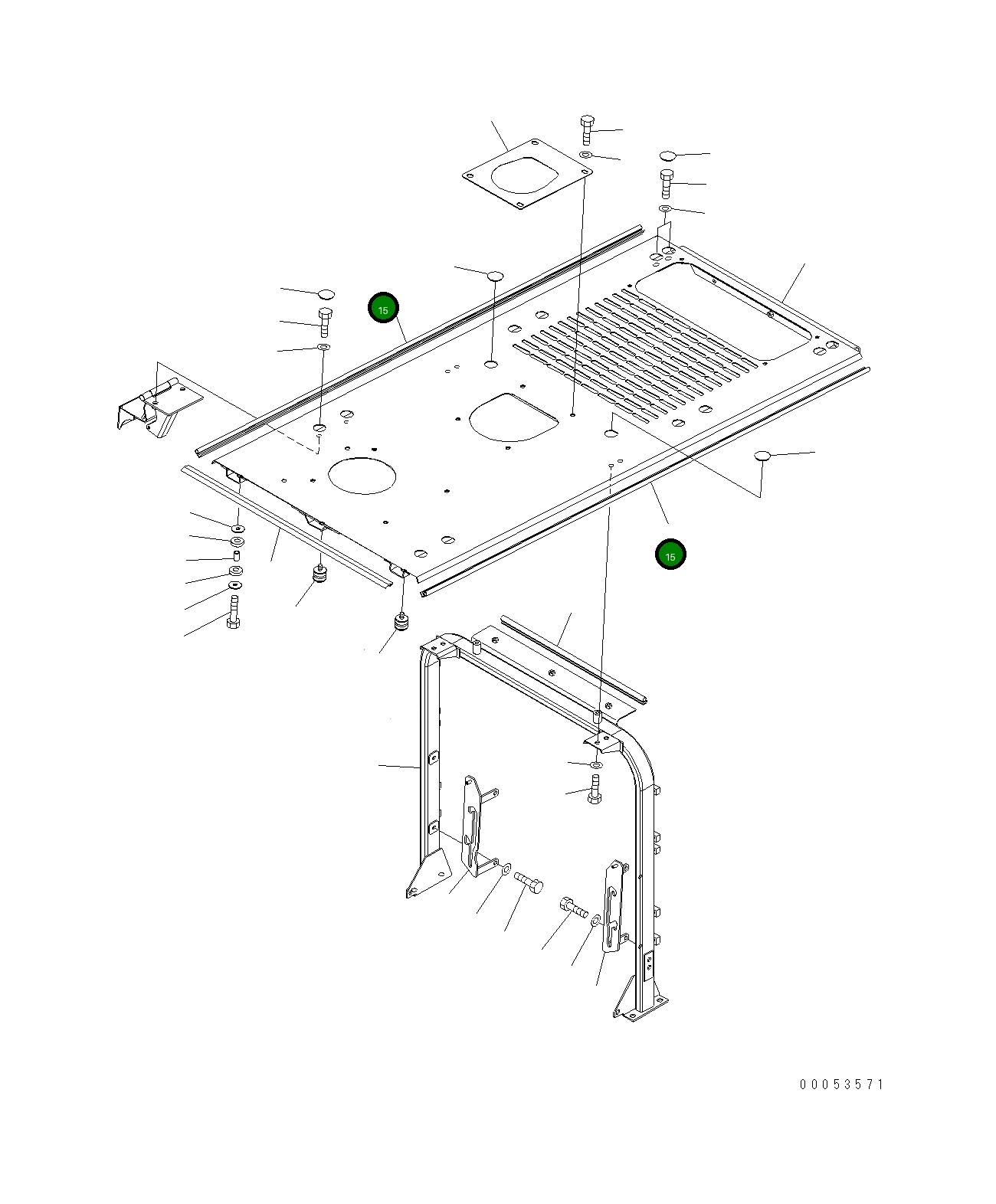 Уплотнение 417-54-21390 Komatsu