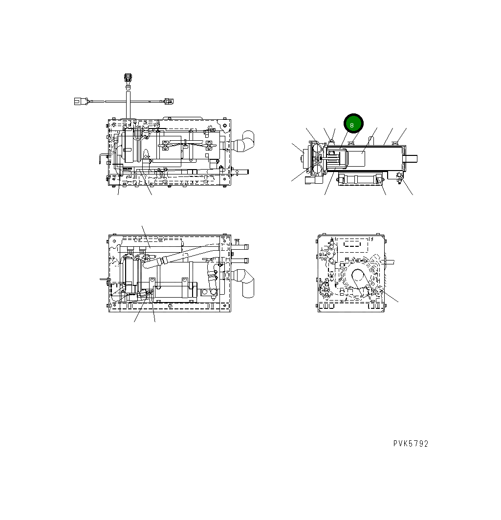 Фитиль MK533 669A Komatsu