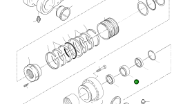 Уплотнение штока 907 668 40 Komatsu