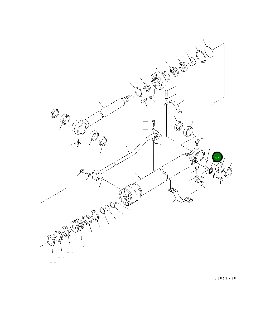 Трубка 707-86-55230 Komatsu