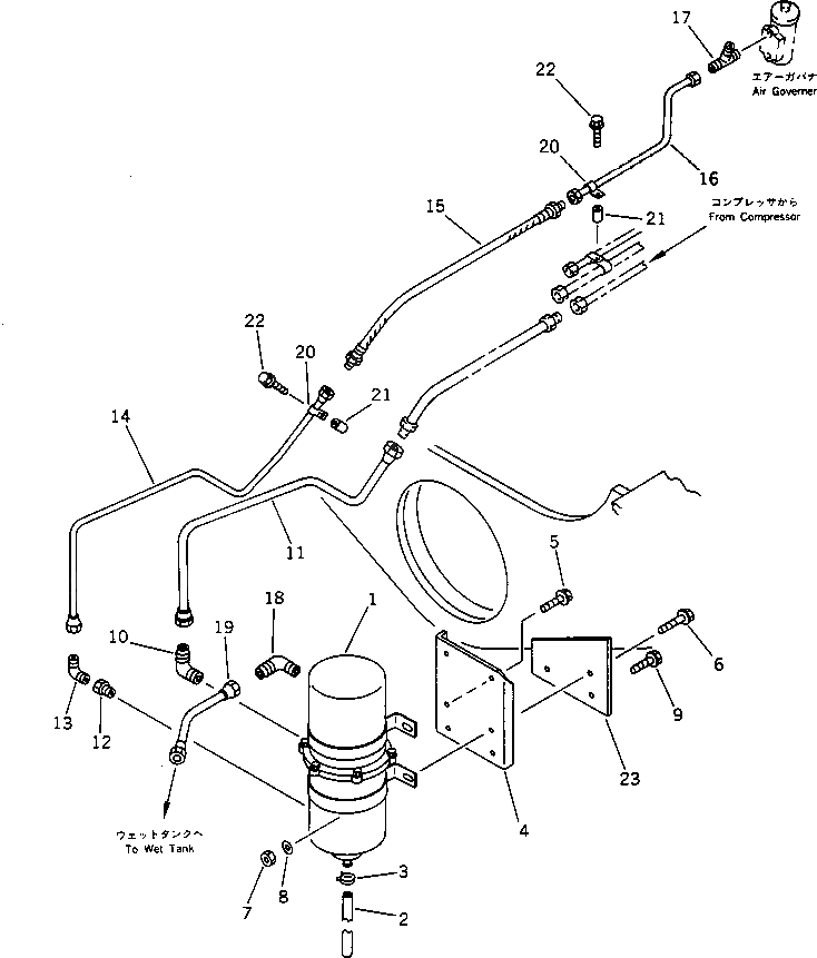 Шланг 423-35-11710 Komatsu