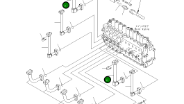 Трубка 208-62-65360 Komatsu