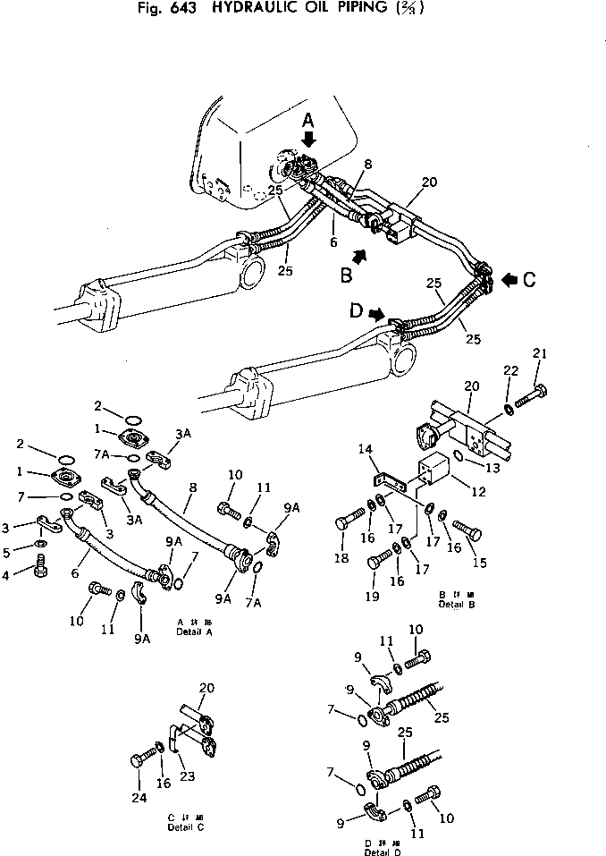 Трубка 131-62-61360 Komatsu