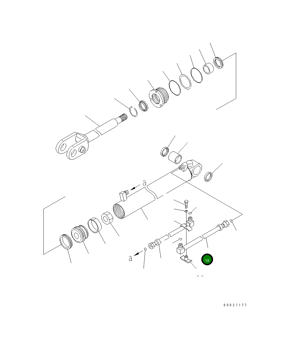 Трубка 707-86-36052 Komatsu