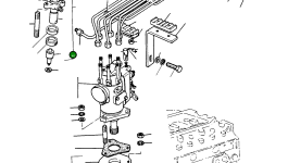 Топливная форсунка 4908850M1 Komatsu