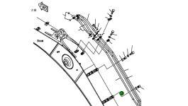 Трубка 207-62-74160 Komatsu