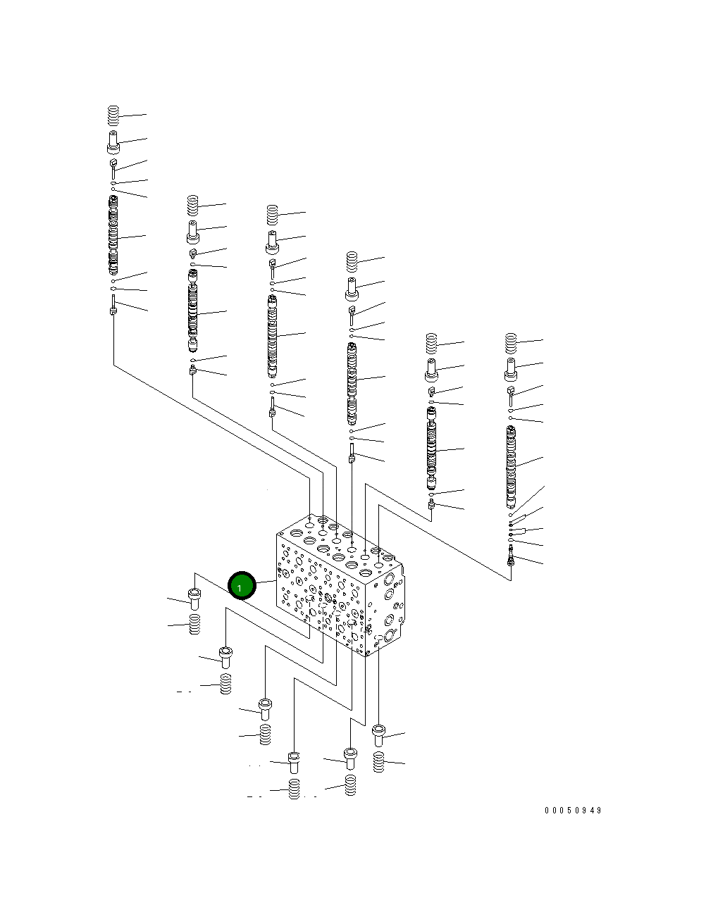 Управляющий клапан 723-48-27702 Komatsu