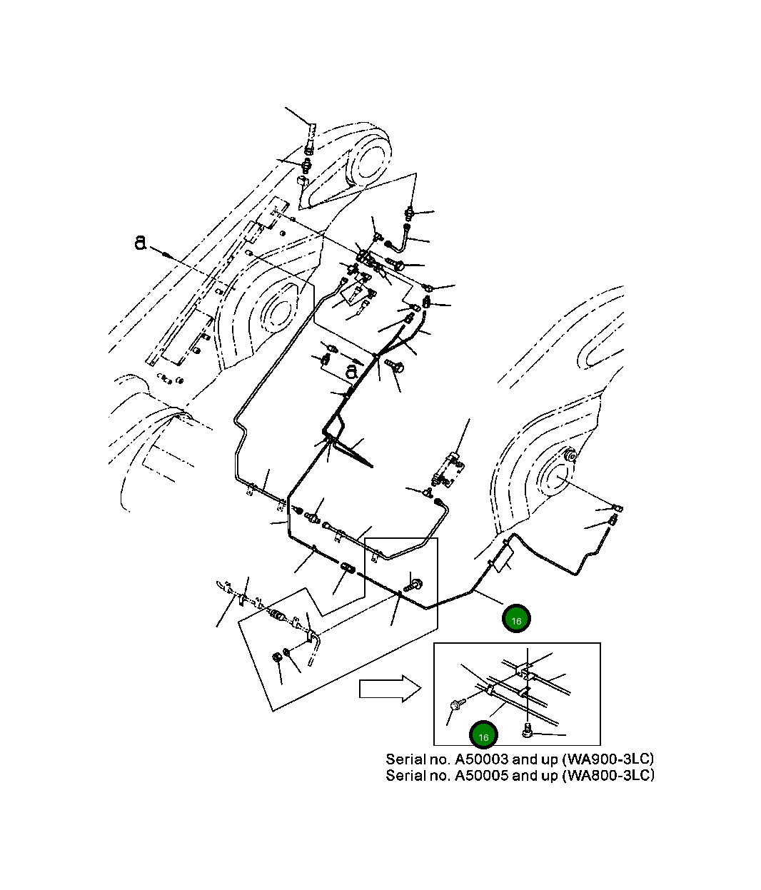 Трубка 427-S95-A570 Komatsu