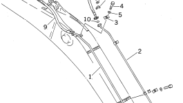 Трубка 207-62-64121 Komatsu