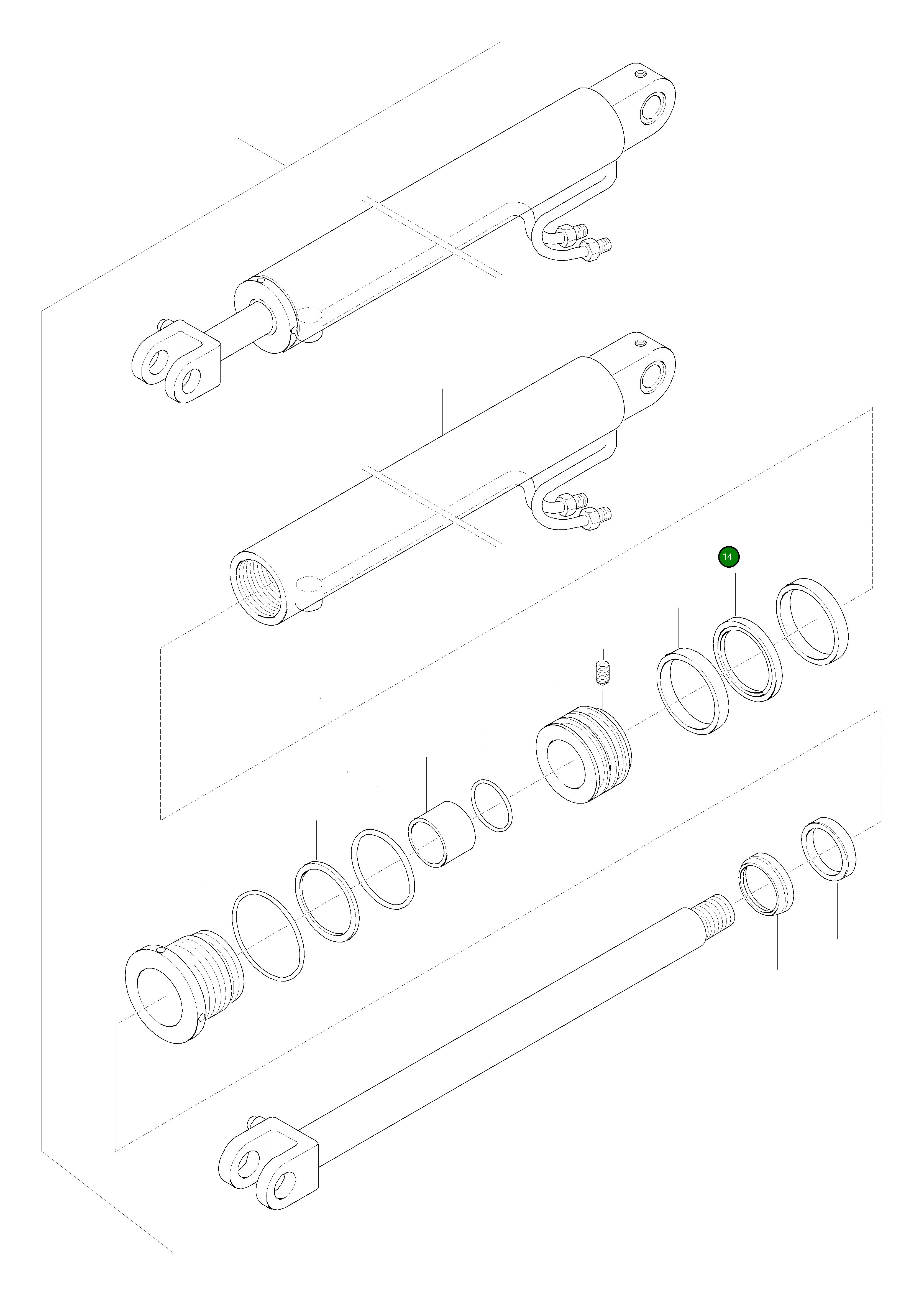 Уплотнение 42R-63-H0P04 Komatsu
